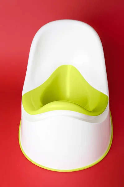 Potty Sur Fond Couleur Concept Formation Toilette — Photo