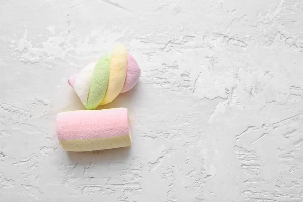 Sweet Marshmallows White Background — Stock Photo, Image