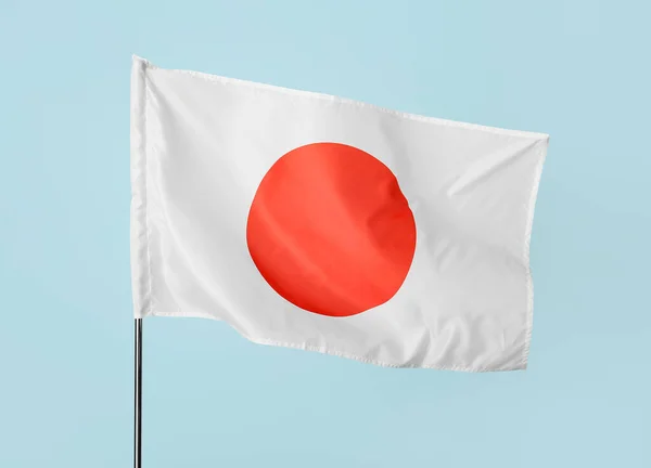 Vlag Van Japan Kleur Achtergrond — Stockfoto