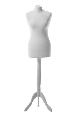 Beyaz arkaplandaki terzi için manken