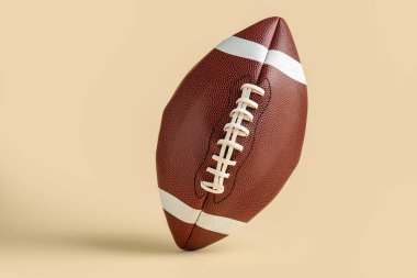 Işık arkaplanda ragbi topu