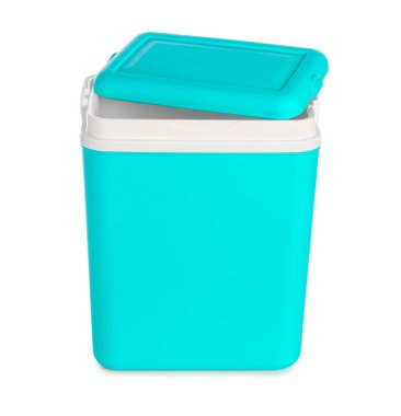 Beyaz arka planda modern plaj soğutucusu