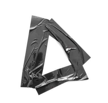 Beyaz arkaplanda yapıştırıcı şeritler