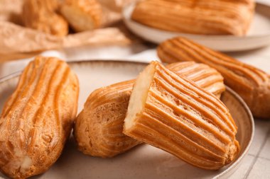 Lezzetli bir kaplama, yakın plan.