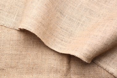 Arkaplan olarak çuval bezi dokusu