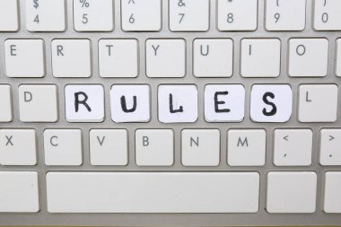 Kelime kurallı bilgisayar klavyesi, kapat