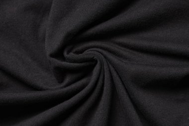 Arkaplan olarak siyah pamuk kumaş