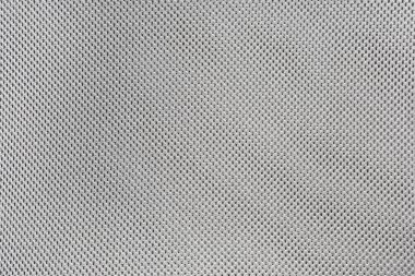 Arkaplan olarak gri ağ kumaşının dokusu