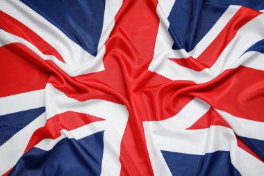 Arka plan olarak Birleşik Krallık 'ın ulusal bayrağı