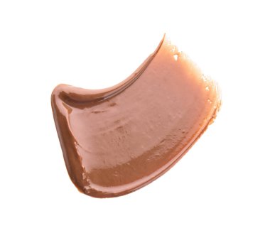 Beyaz arka planda lezzetli çikolata kokusu