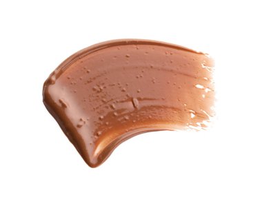 Beyaz arka planda lezzetli çikolata kokusu