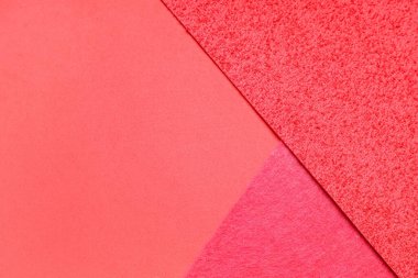 Arka plan olarak farklı mercan kağıtlarının dokusu, yakın plan