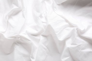 Arkaplan olarak beyaz tuval kumaş dokusu