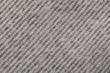 Arkaplan olarak gri yün kumaşın dokusu, yakın plan