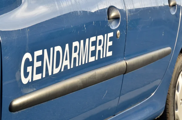 Gendarmerie vehicle, french police — Stock Photo, Image