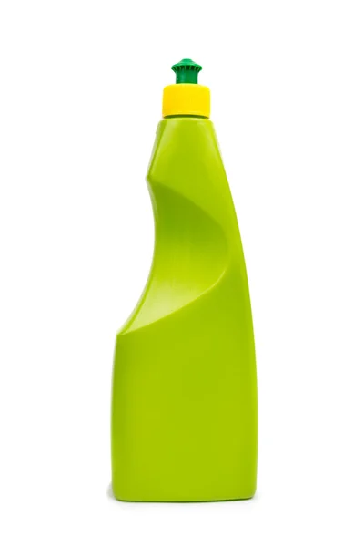 Botellas de plástico de productos de limpieza —  Fotos de Stock