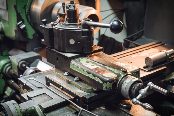 오래 된 공작 기계 장비 — 스톡 사진