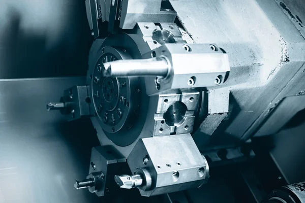 Dettaglio di una moderna macchina CNC — Foto Stock