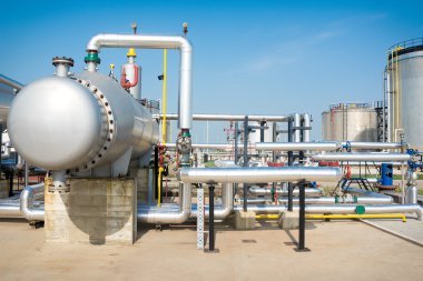 Gaz tankı petrol işleme tesisi