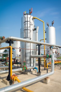 Gaz tankı petrol işleme tesisi