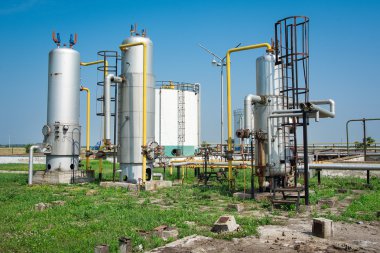 eski sanayi depolama tankı