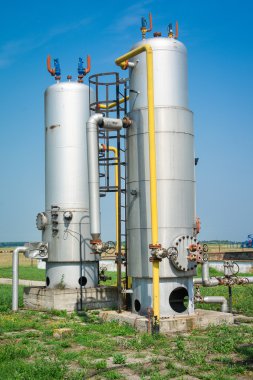 eski sanayi depolama tankı