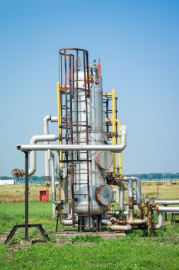 eski sanayi depolama tankı