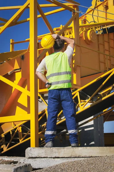 Trabalhador da construção — Fotografia de Stock