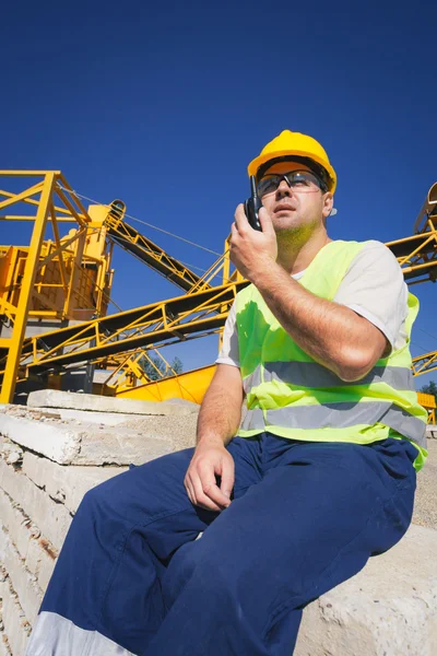 Trabalhador da construção — Fotografia de Stock