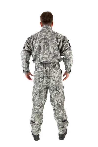 Soldier isolated — Stock Photo, Image