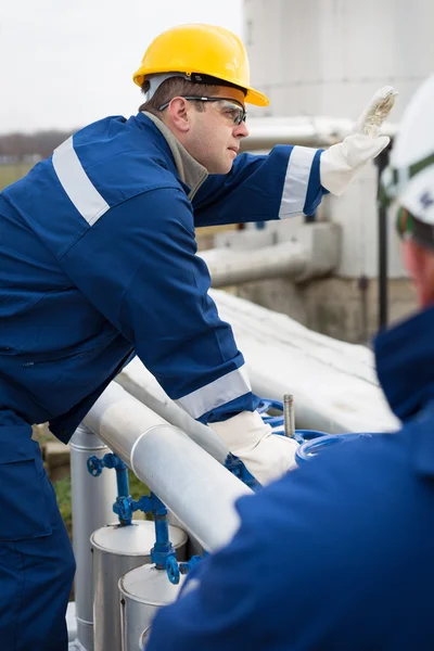 Opérateur de production de gaz — Photo