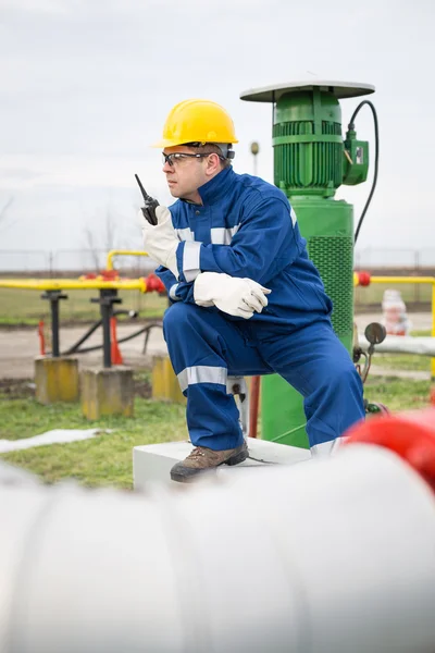 ガス生産オペレーター — ストック写真