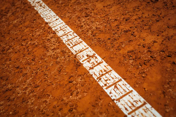 テニス裁判所ライン — ストック写真