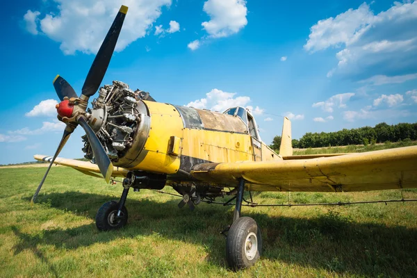 Old airplane close up — Stock Photo, Image