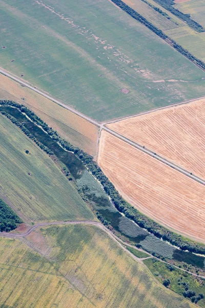 Airview i fältet — Stockfoto