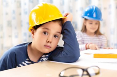 Bir çocuk gelecek mühendisi