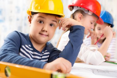 Bir çocuk gelecek mühendisi