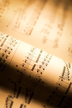 müzik Not arka planı