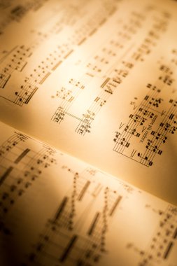 müzik Not arka planı