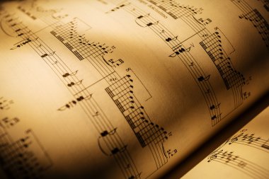 müzik Not arka planı