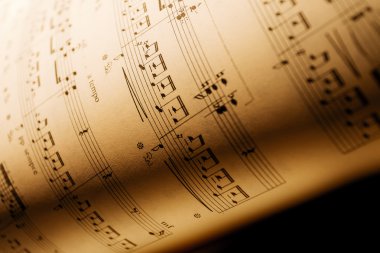 müzik Not arka planı