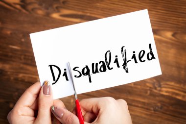 Eller kadın kesme kartı diskalifiye word ile