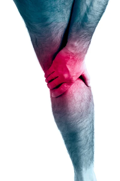 Łydka ból nóg — Zdjęcie stockowe