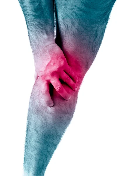 Dolor en la pierna — Foto de Stock