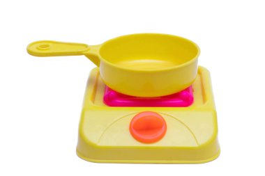 Oyuncak tavayı fırına koy, izole et. Yemek yapmak, çocuklara öğretmek.