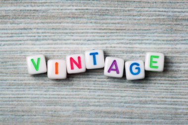 Word vintage makro