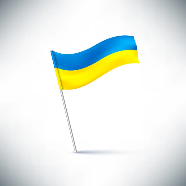 우크라이나의 국기 로열티 프리 스톡 벡터