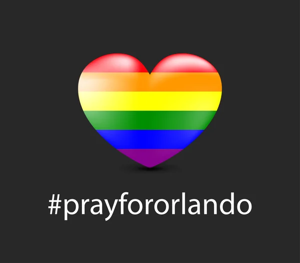Berdoa untuk Orlando - Stok Vektor