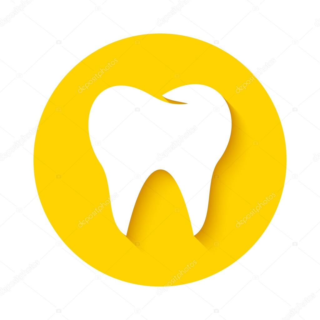 Tooth icon. Dental logo.