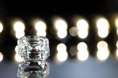 Bokeh arka planda güzel lüks elmas